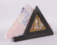 Triangle Shaped Napkin Holder with Enlarged Base