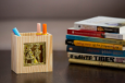 Pine Wood Pen Stand