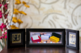 Photo Frame Two Folds Black