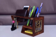 Desk Organizer With Brass Stand