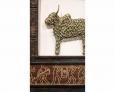 Jaali Nandi in Wooden Frame