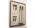 Wooden Frame with Dancing Figurines