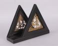 Triangle Shaped Napkin Holder with Enlarged Base