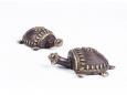 Dhokra Tortoise Table Top Set- Brown