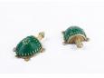 Dhokra Tortoise Table Top Set- Green