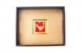 Fabric Serving Tray Gold