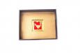 Fabric Serving Tray Gold
