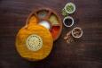 Spice Serveware Box with Dhokra Art