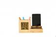 Pine Wood Pen Stand With Card & Mobile Holder