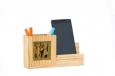 Pine Wood Pen Stand With Mobile Holder