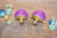 Dhokra Tortoise Table Top Set- Different Shades of Purple