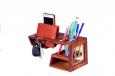Desk Organizer With Brass Stand